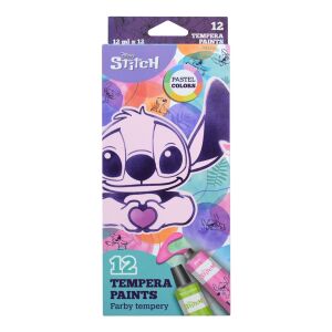 Colorino Tempera Stitch Pasztell 12 szín 121577781 - Tempera