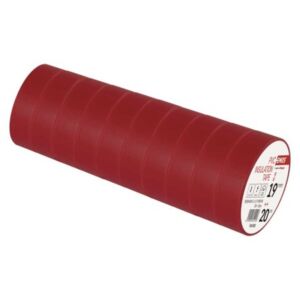 EMOS Szigetelőszalag 19mm/20méter piros 10db / csomag