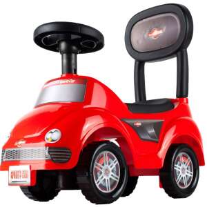 MalPlay 2in1 Bébitaxi és Járássegítő dudával #piros-fekete