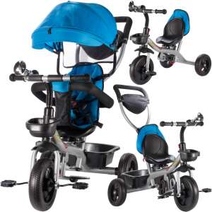 MalPlay 3in1 360° drehbares Dreirad mit Korb und Hupe #blau