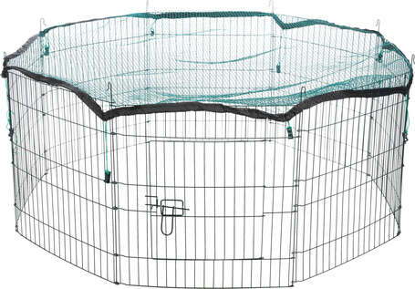 Ketrec Fém Rágcsálóknak 6db 63×60cmEs Elemből Ajtóval (Csomagolás sérült)