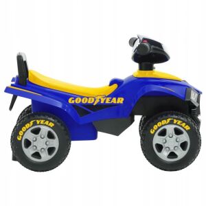 Goodyear kék lábbal hajtható quad kisgyermekeknek, oldalnézet - R-Sport