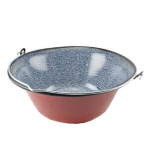 Bogrács gulyás 14L zománcozott piros