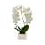 Orchidea Floare artificială în ghiveci pătrat cu 2 tulpini 60cm - Diverse 41104710}