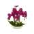 Orchidea Művirág több szálas fűvel ovális kaspóban 60cm - Többféle 41000785}