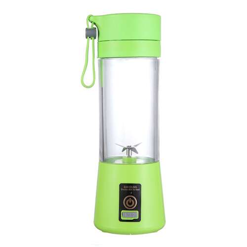 Zöld hordozható USB turmixgép smoothie-khoz és shake-ekhez 