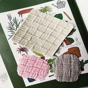 Szilikon Kötött Textúra Sütőforma - 9,5x9,5cm