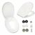 Pepita duroplastic toilet seat with slow-closing lid, toilet restrictor and quick coupling   121644509