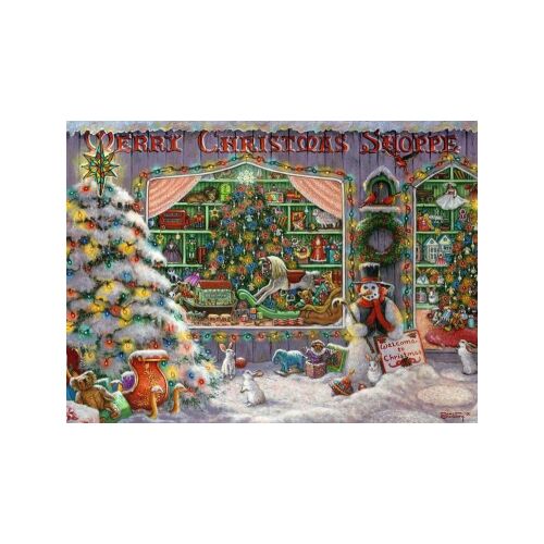 Puzzle 500 ks - Vianočný obchod