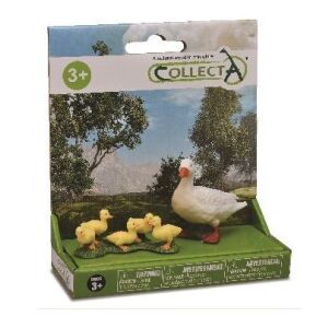 Collecta 2 darabos liba és libák készlet, valósághű farmi állat figurák gyerekeknek - Collecta