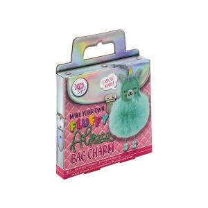 XO Style Creează-ți propriul breloc pufos de alpaca, ușor de realizat, setul include toate materialele necesare pentru a crea un breloc drăguț de alpaca, perfect pentru a adăuga personalitate rucsacului sau genții tale - Grafix