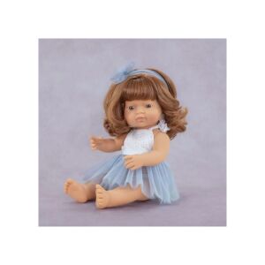 Rothaarige kaukasische Mädchenpuppe 38 cm im Kleid, parfümierter Körper, My Friends and Me-Kollektion