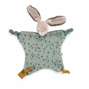 Schmusetuch, sensorisches Babyspielzeug Sage Bunny, Moulin Roty