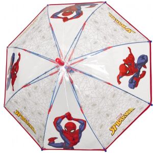 Perletti Spiderman automata szélálló esernyő átlátszó 45 cm