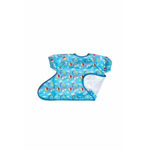 Baveta maneci scurte cu ventuze - Norisori pufosi 121656622 - Bavete, șervețele pentru bebe și Fotolii suspendate