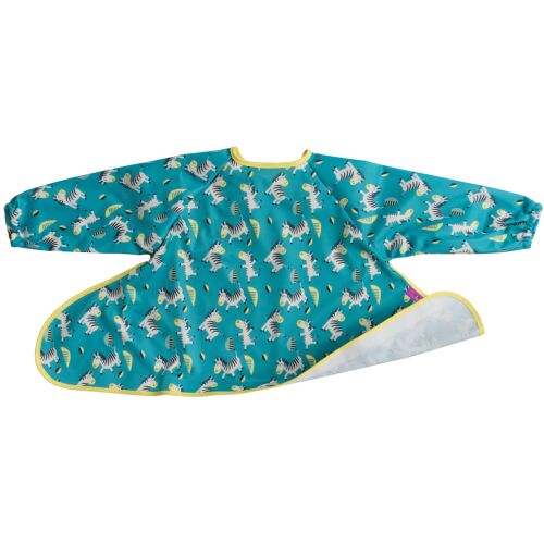 Hosszú ujjú előke - Vidám zebrák