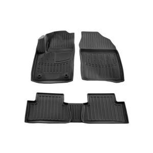 Dywaniki samochodowe do Toyota C-HR 2023-, czarne gumowe, typu taca - Pojazd i części