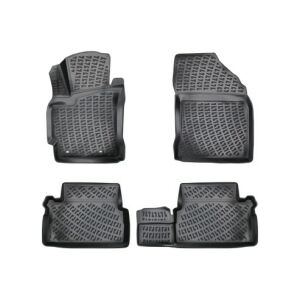 Autokoberce do Toyota Auris II 2012-2018, sada 4 kusov, čierne gumové vaničky - Autokoberce