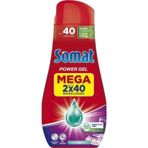 Somat All in 1 Power Gel Hygienic Freshness gépi mosogatószer gél 80 mosogatás 2 x 720 ml (6db/karton) 122369051 - Gépi mosogatás