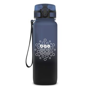 Sticlă de apă ARS UNA Stormy Night ombre, 800 ml, plastic fără BPA - Ars Una