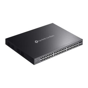 TP-Link Omada SG2452LP 48-Port Gigabit PoE+ Switch Perspektivikus Nézet - TP-Link