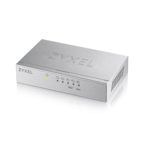 Zyxel GS-105BV5 5-portni Gigabit Ethernet Unmanaged Switch - pogled iz kuta