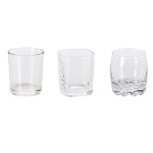 3er Set Excellent Houseware Shotgläser, Glas, 5x6 cm, 80 ml, transparent 121664722 - Schnapsgläser
