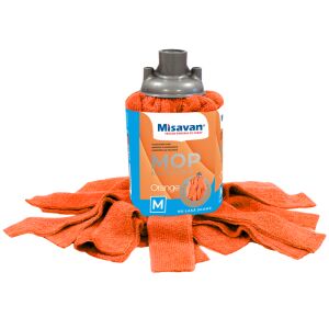 Misavan felmosófej, mikroszálas, M-es méret, narancssárga 121665145 - Misavan