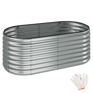 Vyvýšený záhon Flormma, 603 l, pozinkovaný, 160x80x60 cm 130247596 - Vyvýšené záhony