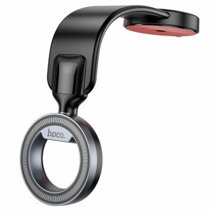 Hoco H71 mágneses autós telefontartó, fekete, 360 fokos forgatás - Hoco