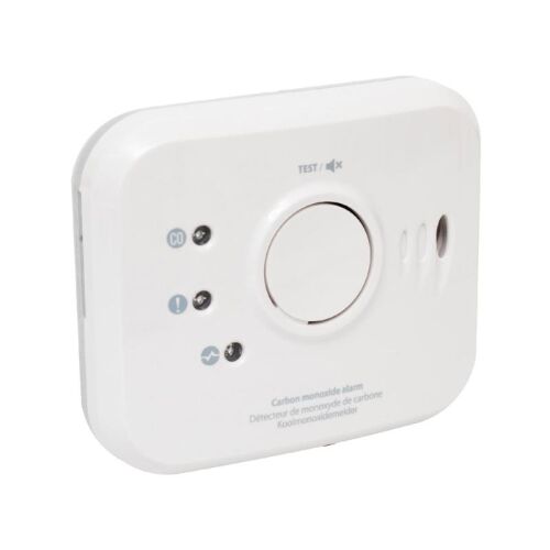 FireAngel NM-CO-10X-INT Kohlenmonoxidmelder, weiß, mit Testknopf und LED-Anzeigen