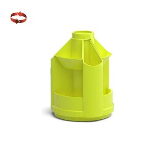 Erich Krause írószertartó - forgatható, több rekeszes - neon sárga 121798603 - Erich Krause