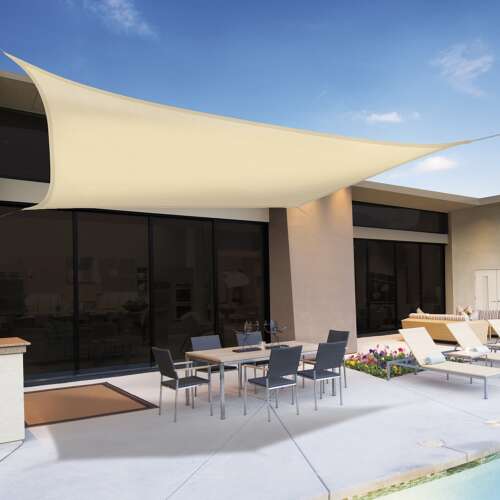 Malatec square sun sail 3x2m 180g/m2 - Various colours