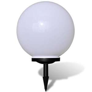 Weiße solarbetriebene Gartenkugellampe, 3er-Pack, SL-10591