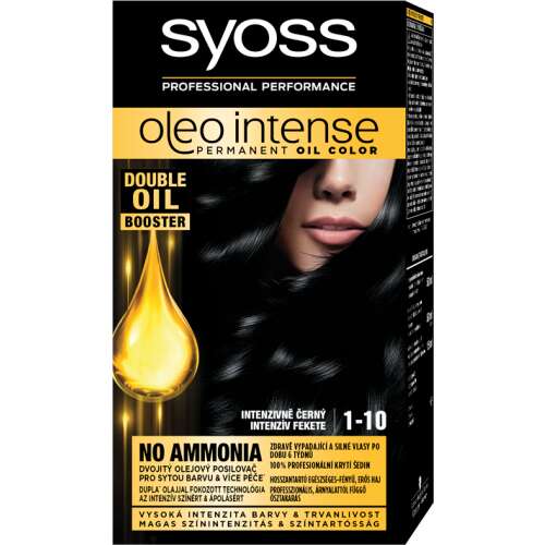 Syoss Color Oleo vopsea de păr cu ulei intensiv 1-10 negru intensiv 41019324