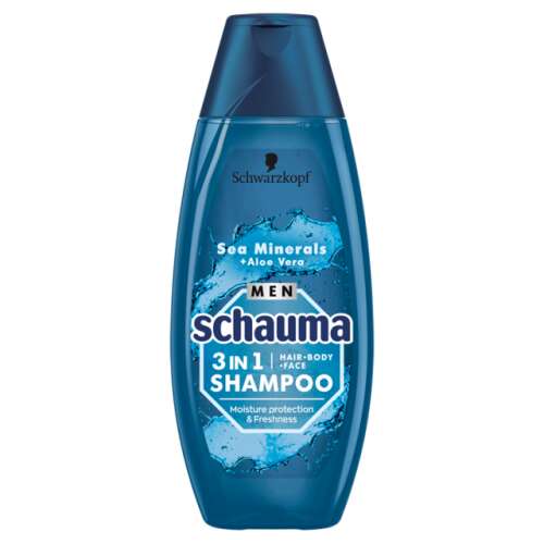 Șampon Schauma Șampon pentru bărbați hidratant cu minerale marine și aloe vera 400 ml