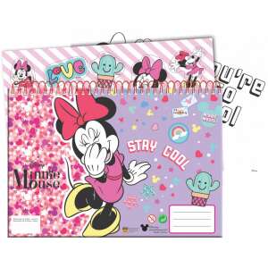 Disney Minnie Mouse A4 spiral sketchbook with 40 pages and stickers - Notebook