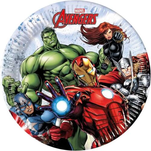 Avengers Infinity Stones, Bosszúállók papírtányér 8 db-os 20 cm FSC 164455732 - Eldobható tányér