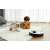 Dreame Bot L10 Pro robot vacuum cleaner, cleaning a room with a child and a dog