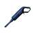 Deerma DX1000W corded stick vacuum cleaner, blue, close-up of the handle
