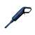 Deerma DX1000W corded stick vacuum cleaner, blue, close-up of the handle