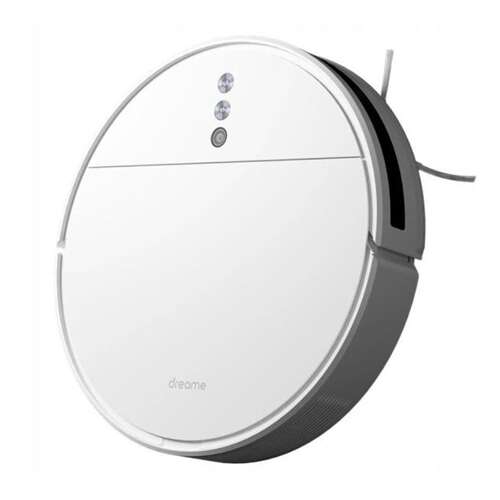 Angled view of white Dreame F9 Robot Vacuum Cleaner
