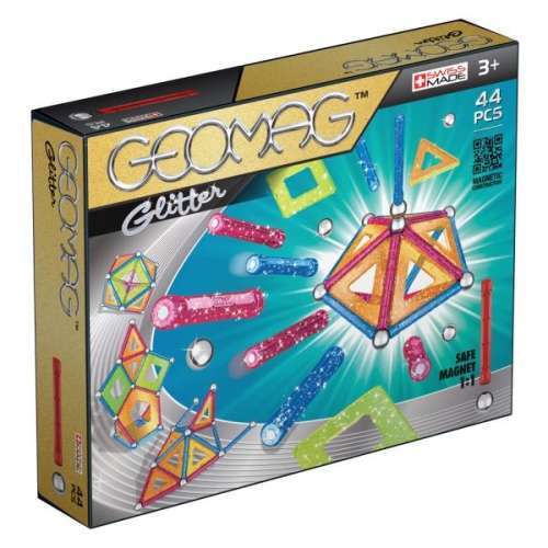 Geomag Glitter Glitter Magnetic Building Toy 44pcs - Ambalaj deteriorat! 41037530