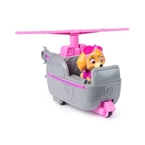 Mancs Őrjárat Skye helikopter játék, ferde nézet