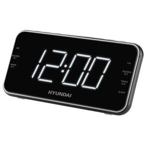 Ceas deșteptător radio digital Hyundai RAC521PLLBCH cu afișaj mare, negru - Hyundai