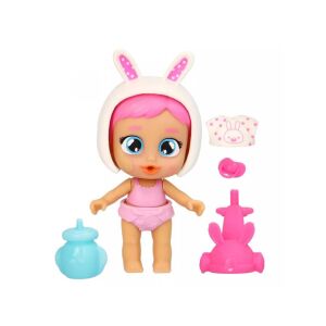 Cry Babies Playtime Coney baba nyuszi sapkával, cumisüveggel, cumisüveggel és kiegészítőkkel - IMC Toys