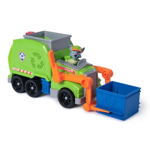 Mancs őrjárat: Crush'N'Roll Rocky deluxe kukásautó - Spin Master 162523218 - Paw Patrol