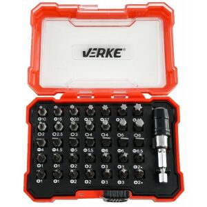 Комплект битове Verke V39200, 36 броя с адаптер, комплект битове за отвертка - Набор от инструменти
