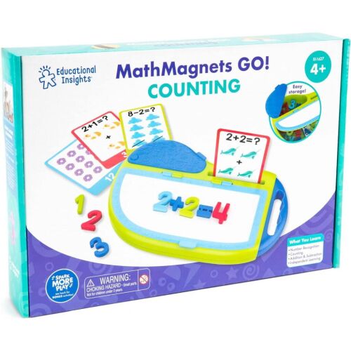 MathMagnets® Go! Számolás Oktatási Betekintések mágneses matematikai játék 4 éves kortól