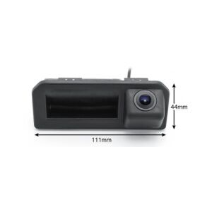 A Camera marsarier HD, unghi 170 grade cu StarLight Night Vision for Audi Q2, Q3, Q5, A5 - FA8034 tolatókamerát bemutató kép méretekkel - Tolatókamera